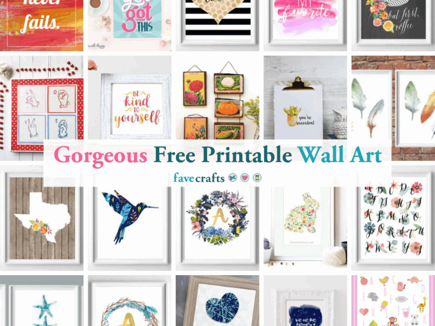 94 Gorgeous Pieces Of Free Printable Wall Art FaveCrafts