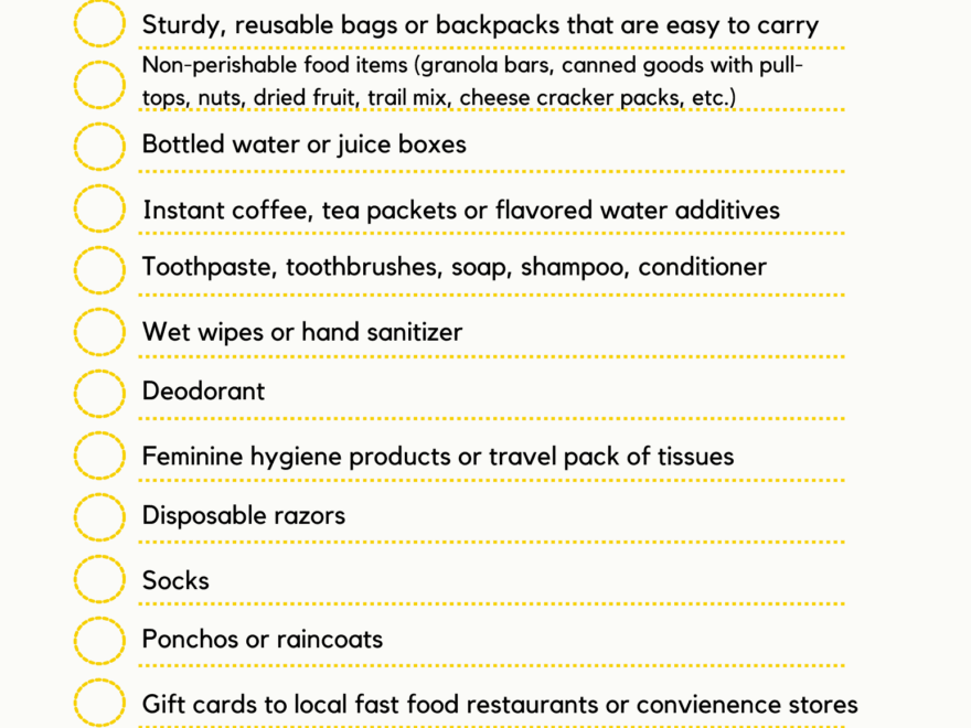 Blessing Bags For Homeless Comprehensive Guide Organized 31