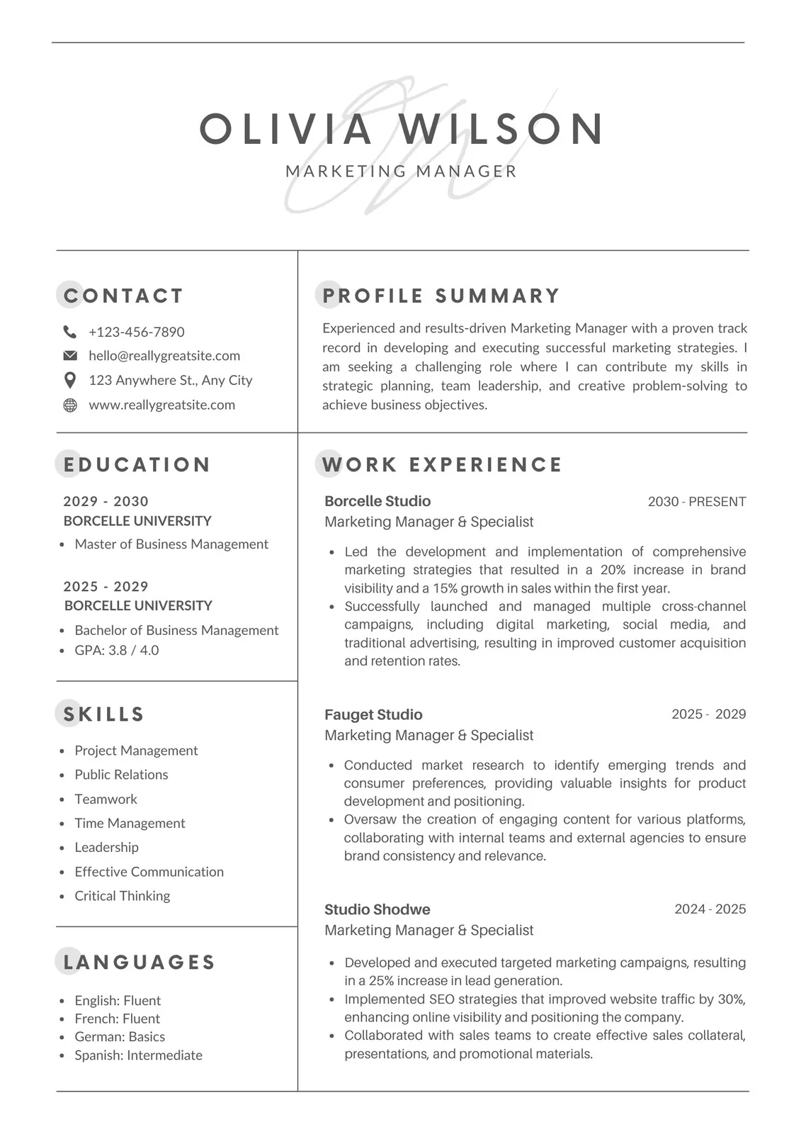 Free Printable Resume Templates You Can Customize Canva Free Printable Resume Templates You Can Customize Canva