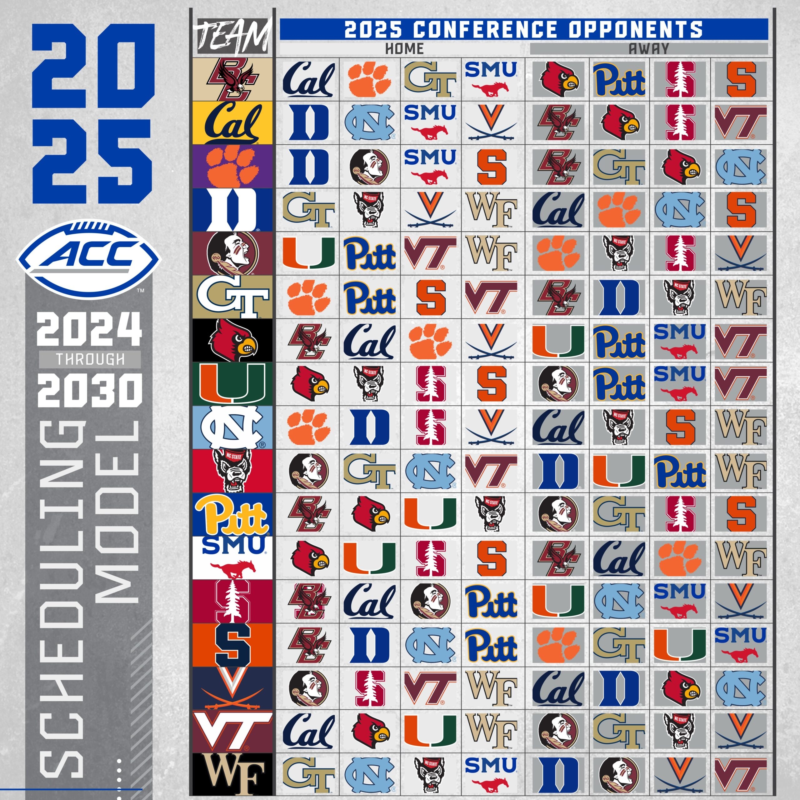 Virginia Tech Football Printable Schedule