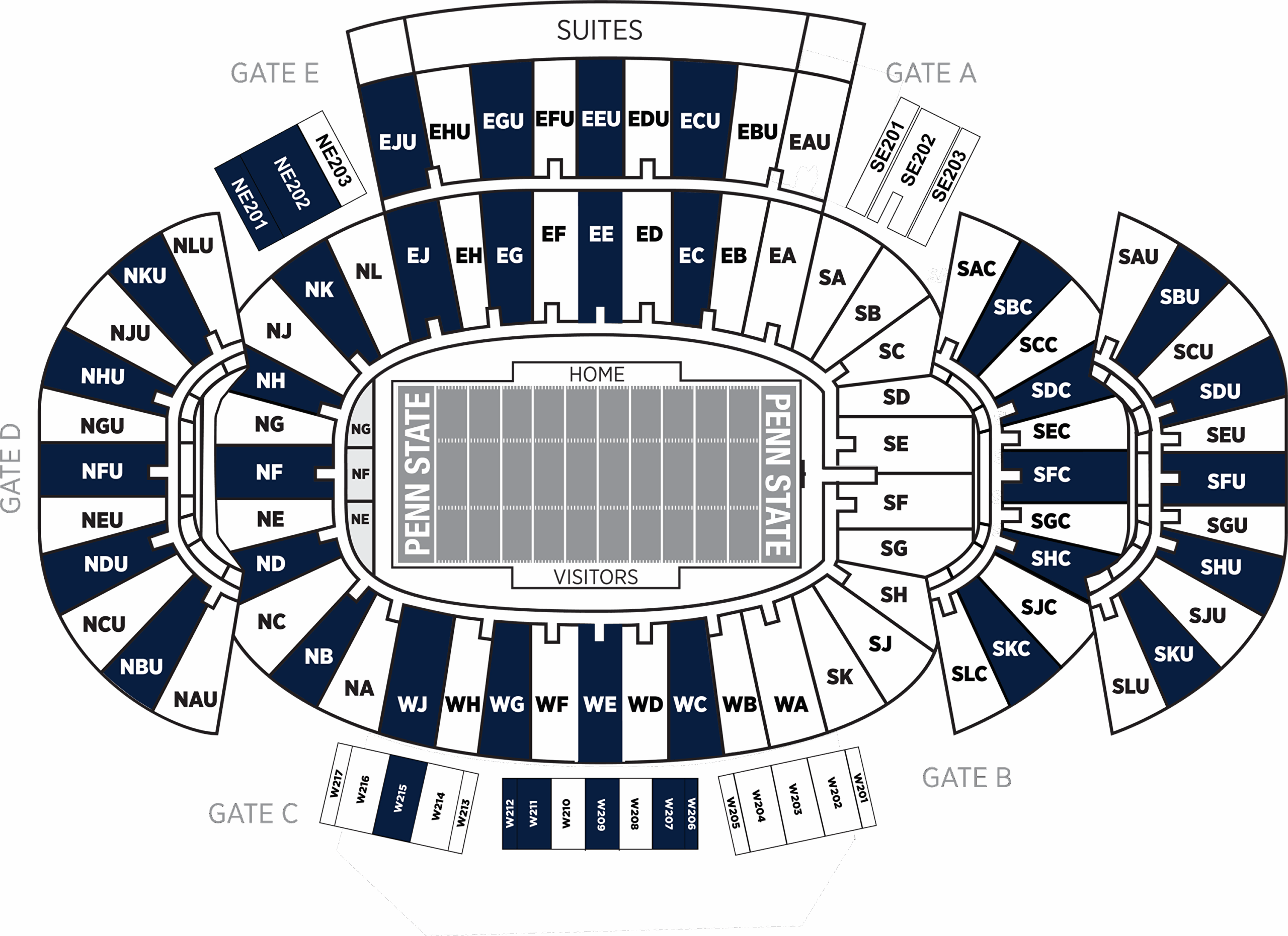 Printable Beaver Stadium Seating Chart Printable Beaver Stadium Seating Chart