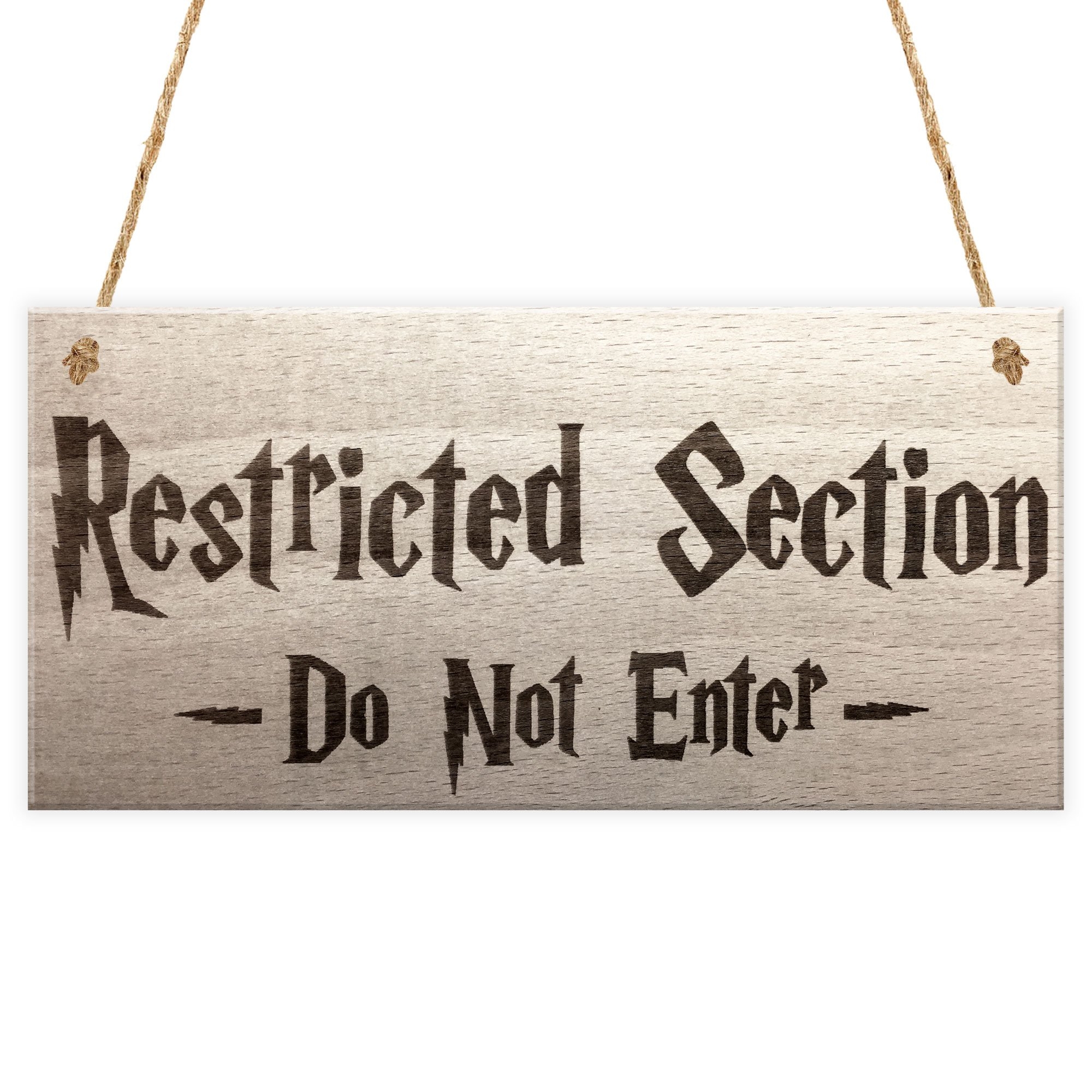 Restricted Harry Potter Sign Printable
